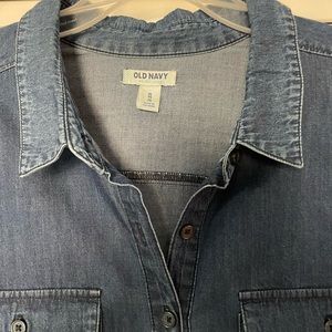 Old Navy blue denim shirt